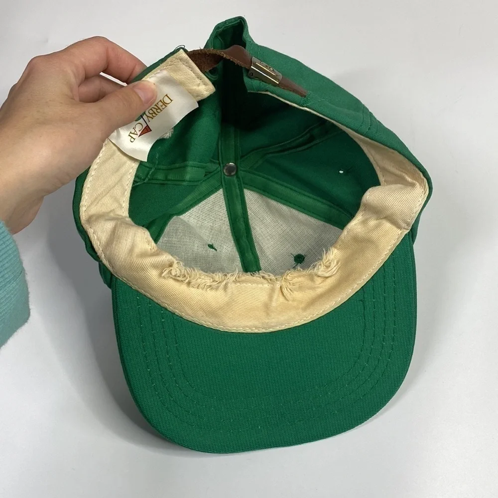 Vintage The Masters Golf Hat Leather Strap Augusta national Derby Louisville